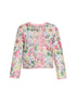 'Rocio' Pink Lace-Up Quilted Puffer Jacket - Celes Fashion
